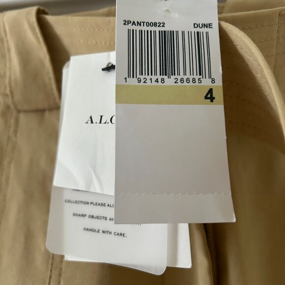 NWT A.L.C Darcy Pleated Crop Pant, Size 4 - Picture 5 of 5